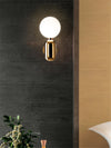 Bedroom Bedside Big Ball Glass Wall Lamps Study LED Sconces Wall Lighs Modern Aisle Corridor Balcony Nordic Living Room Fixtures